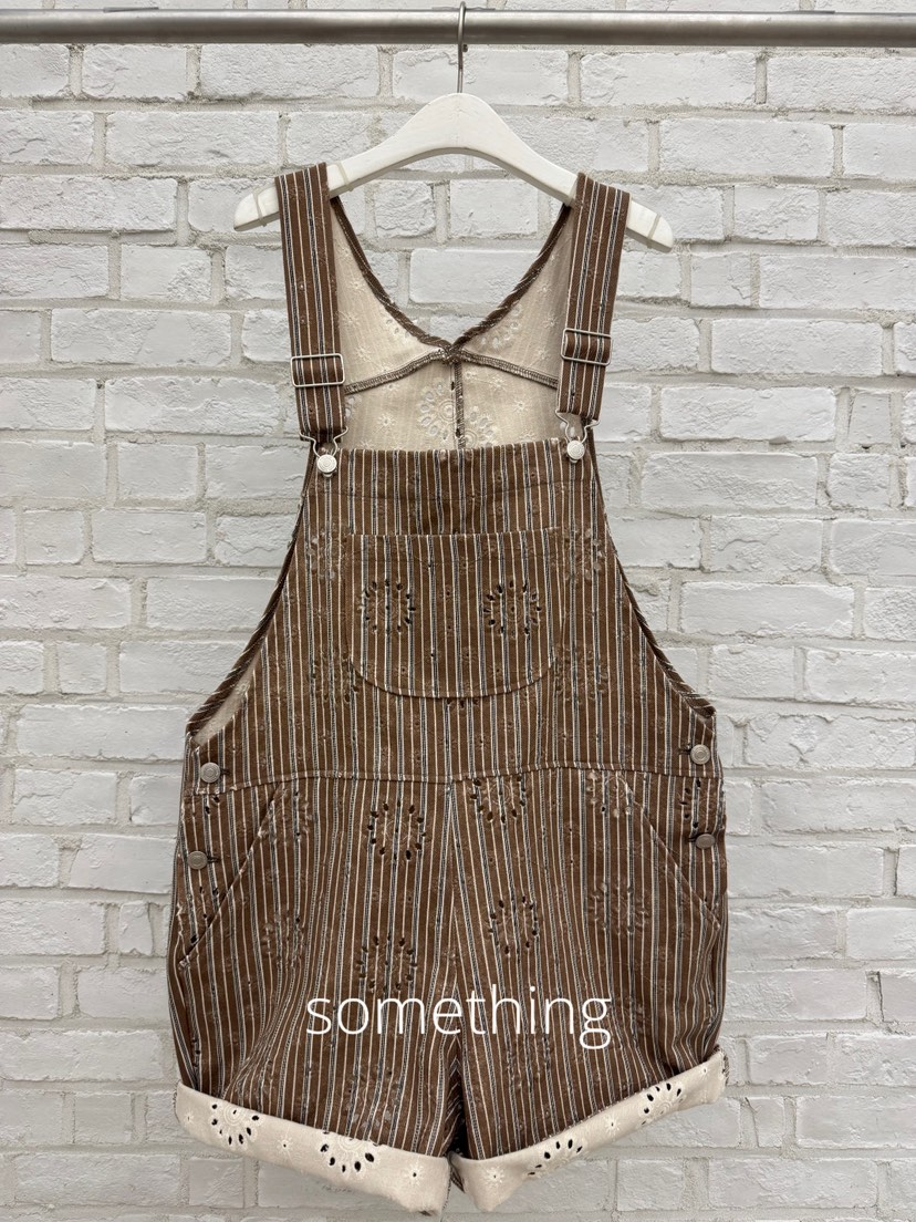 SOMETHING-L/FANCY東大門代購女裝新款時尚休閑真品背帶褲SOMETHING-L/FANCY背帶褲圖色3