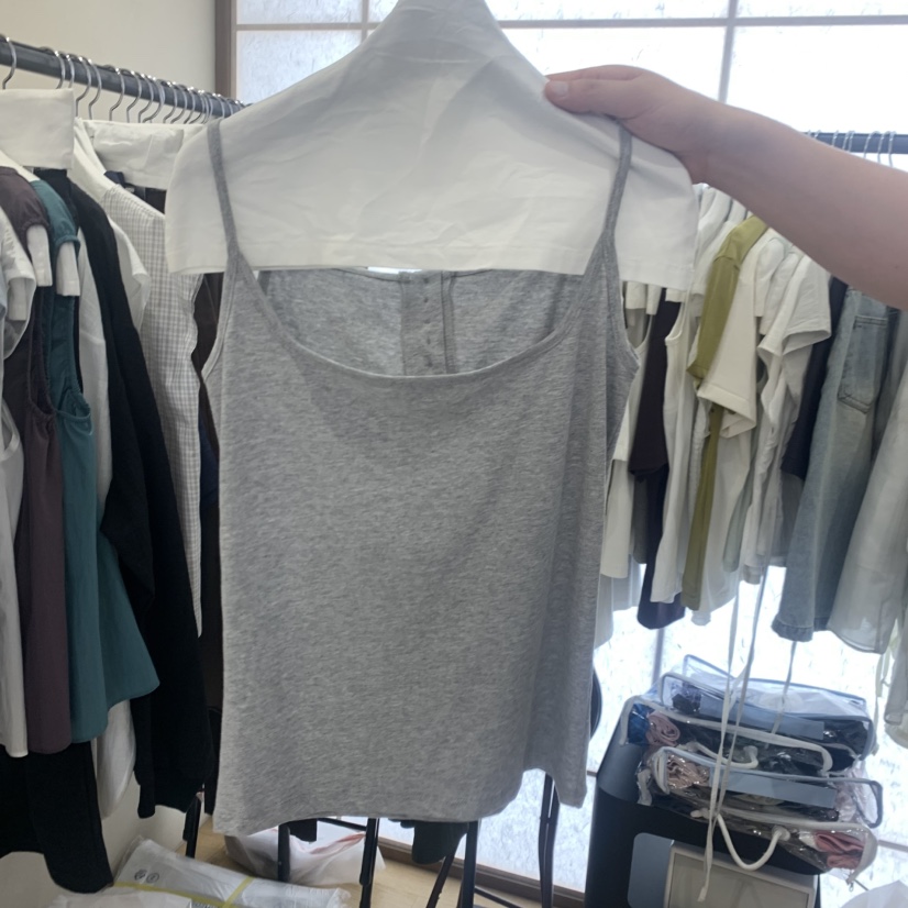 FLAT東大門代購女裝新品熱賣人氣時尚推薦休閑真品吊帶背心FLAT吊帶/背心