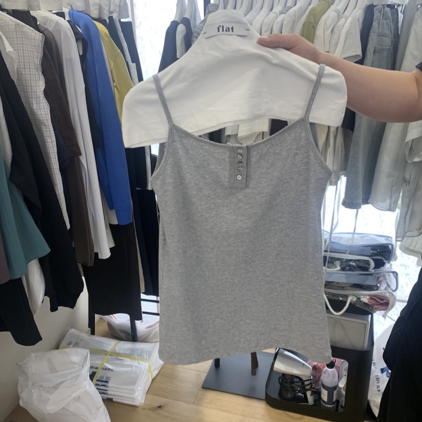 FLAT東大門代購女裝新品熱賣人氣時尚推薦休閑真品吊帶背心FLAT吊帶/背心圖色2