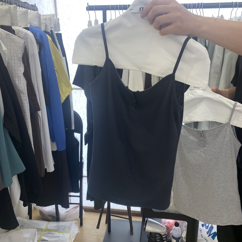 FLAT東大門代購女裝新品熱賣人氣時尚推薦休閑真品吊帶背心FLAT吊帶/背心圖色3