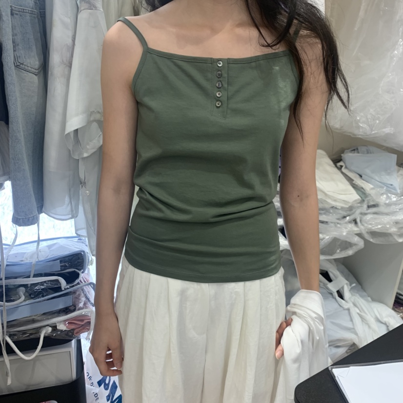 FLAT東大門代購女裝新品熱賣人氣時尚推薦休閑真品吊帶背心FLAT吊帶/背心圖色4