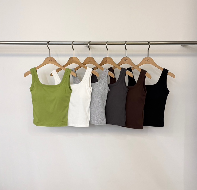 TWENTY FOUR SEVEN24-7東大門實拍女士新品熱賣吊帶背心TEWNTY FOUR SEVEN24-7吊帶/背心