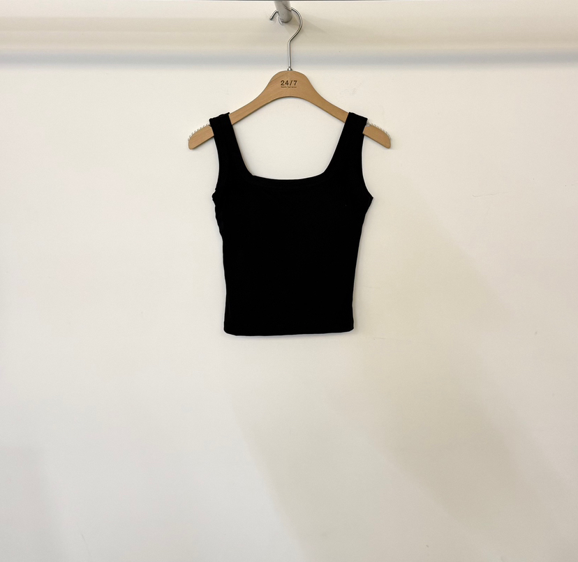 TWENTY FOUR SEVEN24-7東大門實拍女士新品熱賣吊帶背心TEWNTY FOUR SEVEN24-7吊帶/背心圖色5黑色