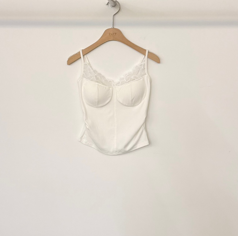 TWENTY FOUR SEVEN24-7韓國代購女裝新款真品吊帶背心蕾絲無袖TEWNTY FOUR SEVEN24-7吊帶/背心圖色1
