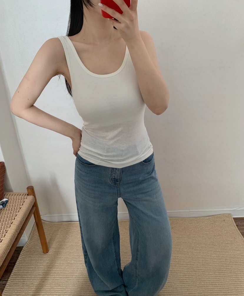 TWENTY FOUR SEVEN24-7東大門代購女裝新品26夏季吊帶背心無袖TEWNTY FOUR SEVEN24-7吊帶/背心