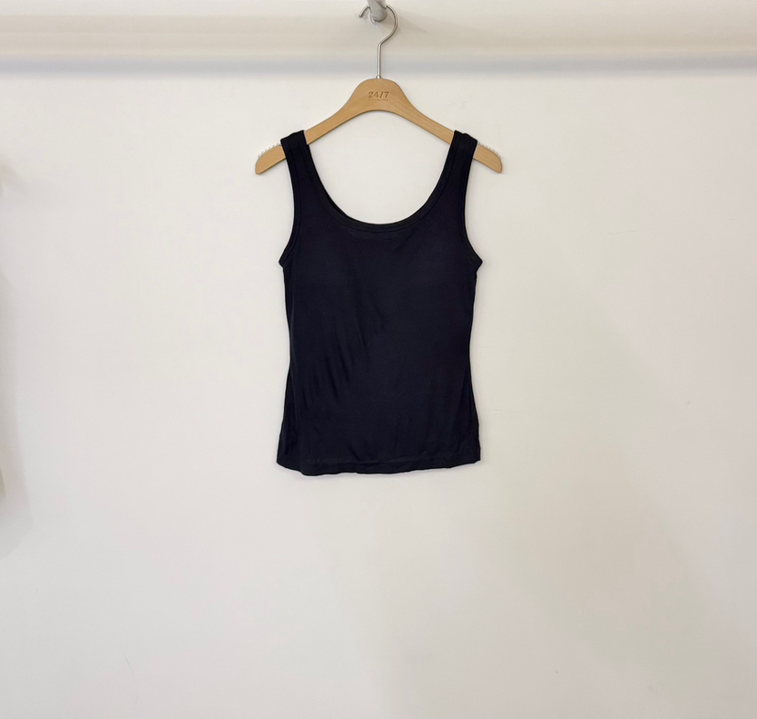 TWENTY FOUR SEVEN24-7東大門代購女裝新品26夏季吊帶背心無袖TEWNTY FOUR SEVEN24-7吊帶/背心圖色3深藍色