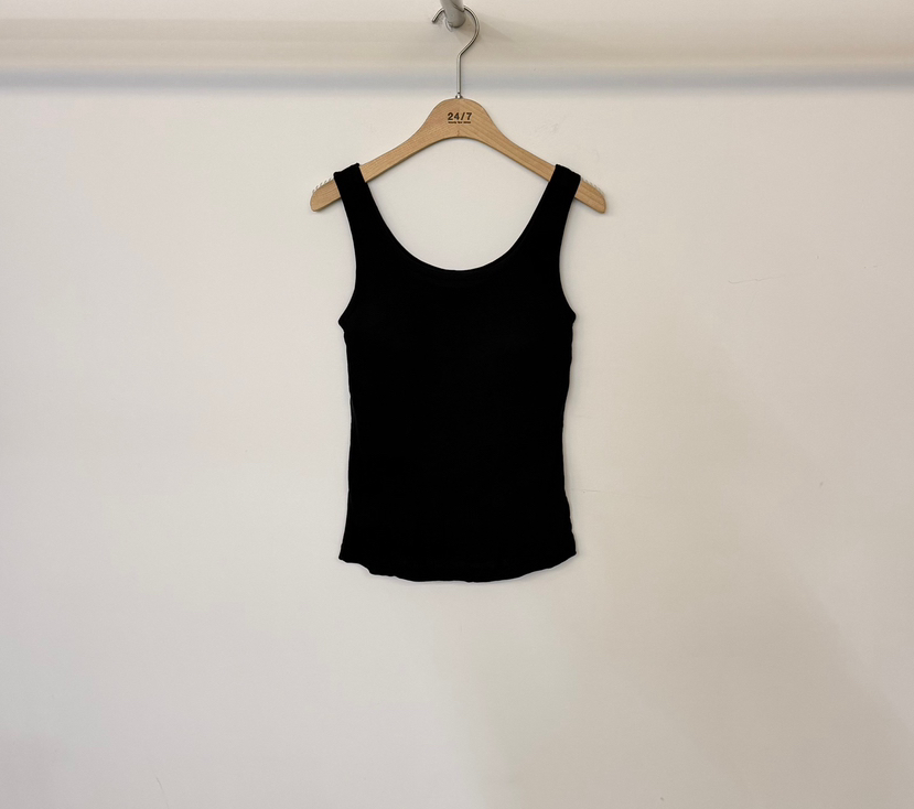 TWENTY FOUR SEVEN24-7東大門代購女裝新品26夏季吊帶背心無袖TEWNTY FOUR SEVEN24-7吊帶/背心圖色4黑色