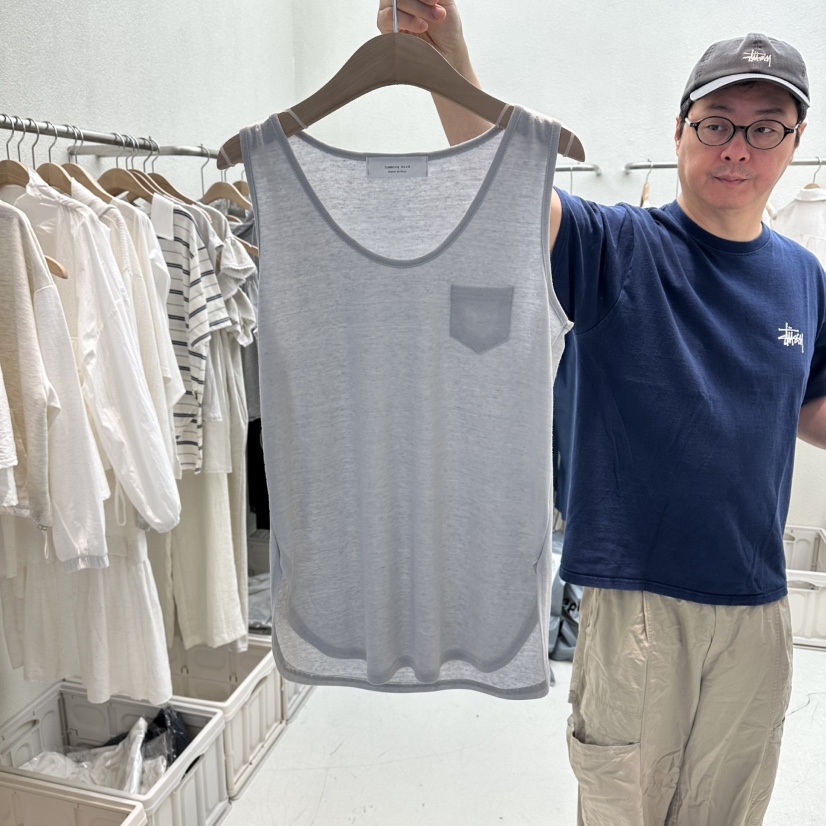 HUMMING BIRD韓國直郵女裝新款26夏季熱賣人氣吊帶背心口袋HUMMING BIRD吊帶/背心圖色2