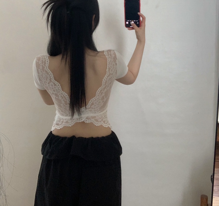 TWENTY FOUR SEVEN24-7東大門代購女裝新款休閑T恤荷葉邊TEWNTY FOUR SEVEN24-7T恤