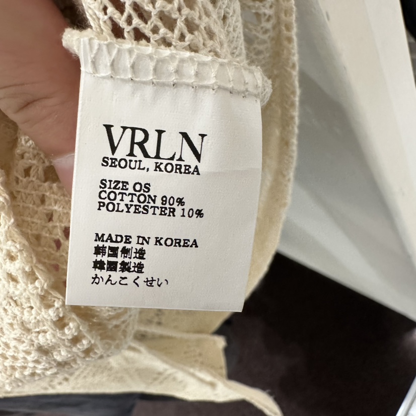 PITA/THEVERLIN東大門直郵女裝新品推薦時尚馬甲鉤針編織PITA/THEVERLIN馬甲