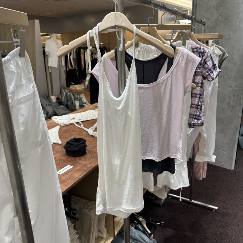PITA/THEVERLIN東大門實拍女裝新品推薦人氣休閑吊帶背心PITA/THEVERLIN吊帶/背心圖色1