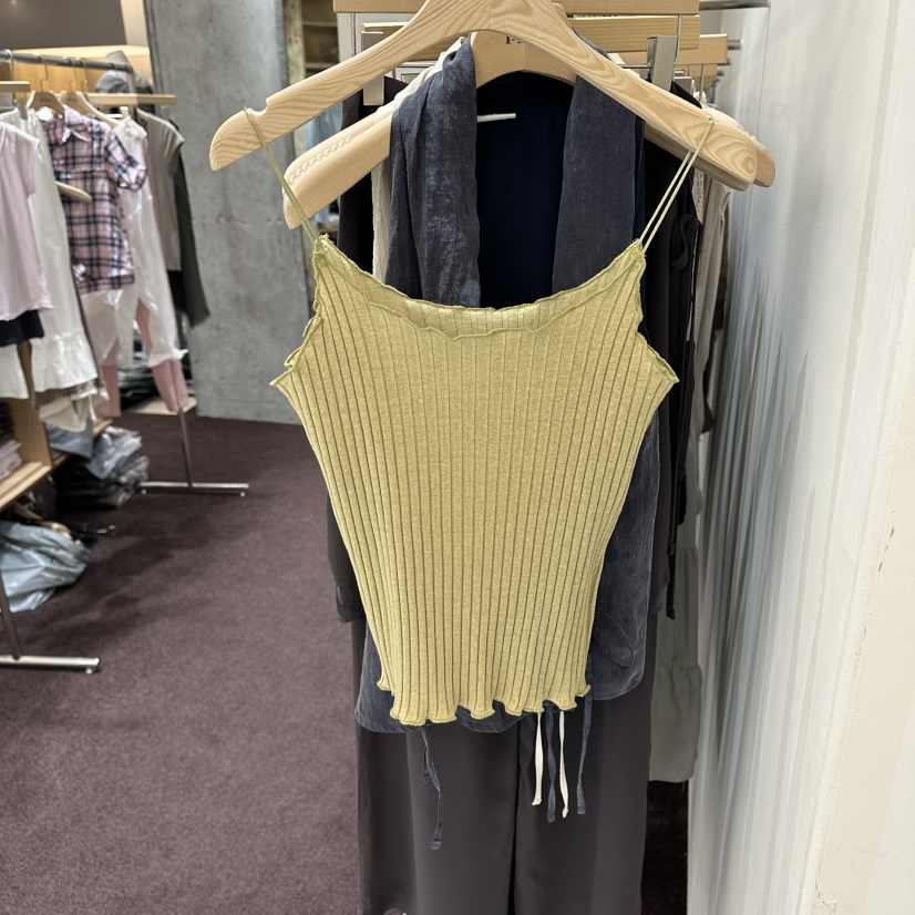 PITA/THEVERLIN東大門直郵女士新款時尚吊帶背心染色無袖PITA/THEVERLIN吊帶/背心圖色2