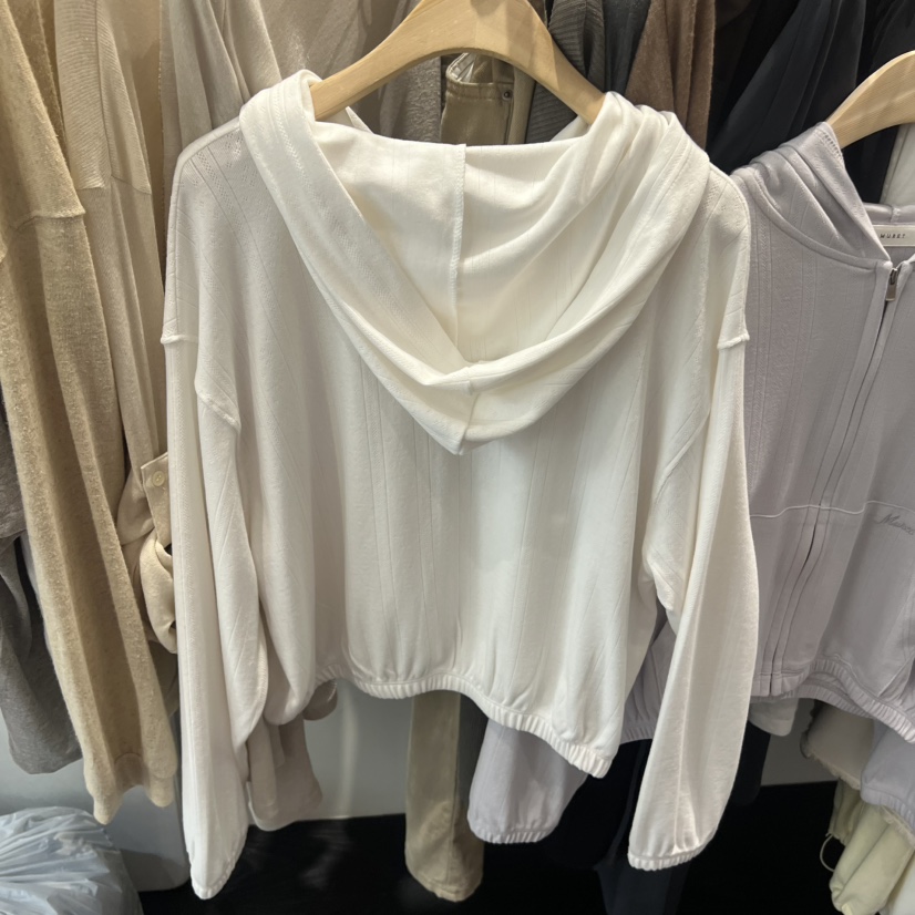 TAFFETA/MURET東大門代購女士新品推薦時尚衛衣連帽衫條紋TAFFETA/MURET衛衣