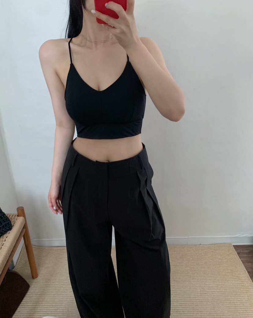 TWENTY FOUR SEVEN24-7東大門代購女士新品休閑吊帶背心TEWNTY FOUR SEVEN24-7吊帶/背心