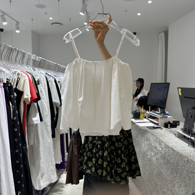 NEROLI 36東大門代購女士新款休閑熱賣真品吊帶背心紐扣NEROLI 36吊帶/背心
