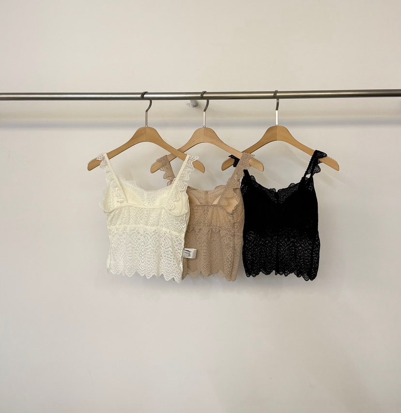 TWENTY FOUR SEVEN24-7韓國直郵女裝新款休閑吊帶背心蕾絲無袖TEWNTY FOUR SEVEN24-7吊帶/背心