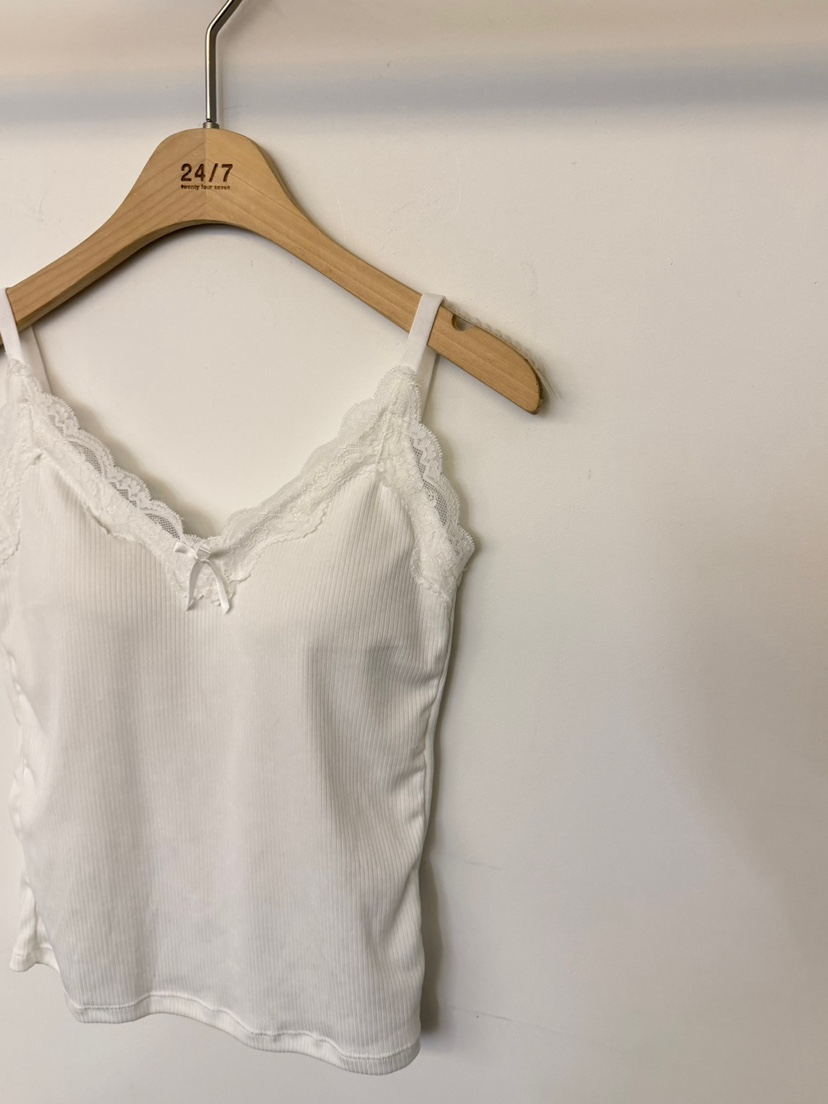 TWENTY FOUR SEVEN24-7東大門代購女士新品真品吊帶背心蕾絲無袖鵝TEWNTY FOUR SEVEN24-7吊帶/背心