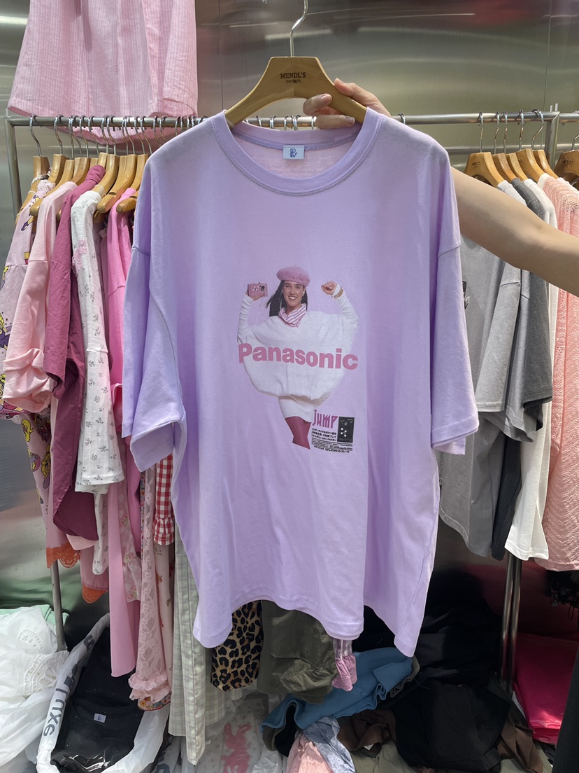 MENDL S韓國代購女士新款真品人氣熱賣推薦時尚休閑26夏季T恤MENDL ST恤圖色2
