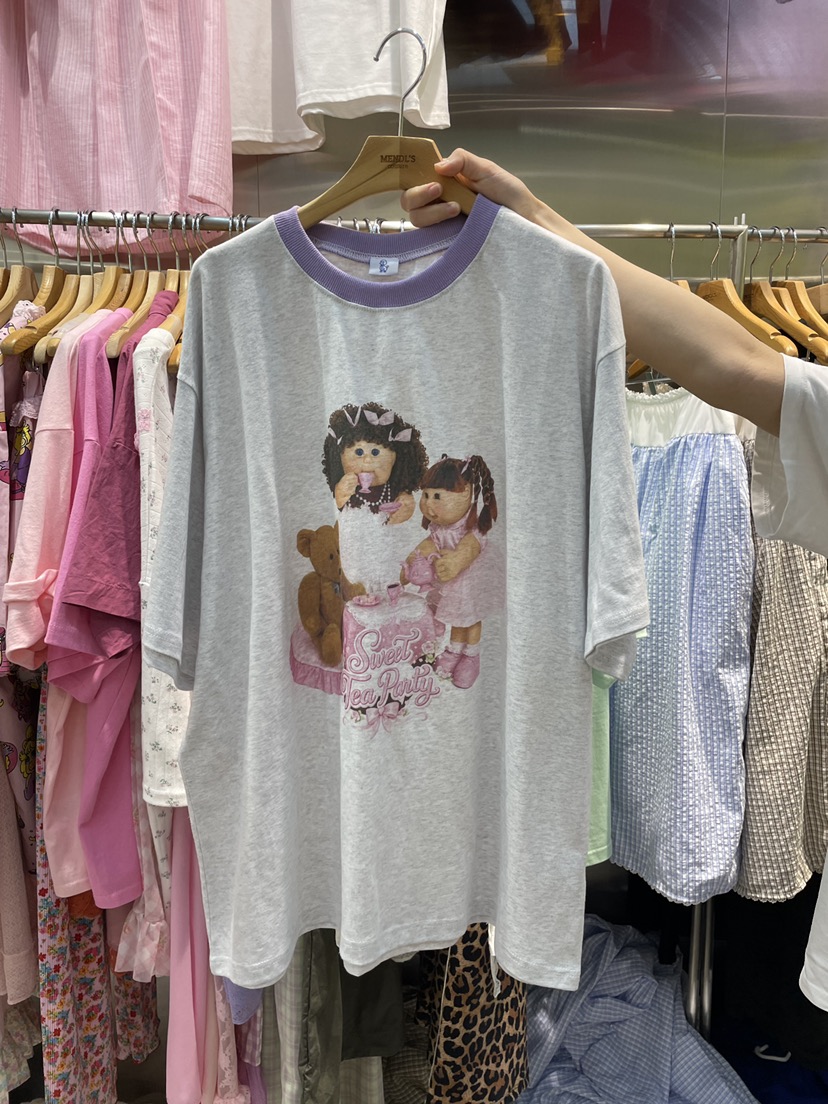 MENDL S東大門直郵女裝新款真品推薦人氣休閑時尚熱賣T恤MENDL ST恤圖色1