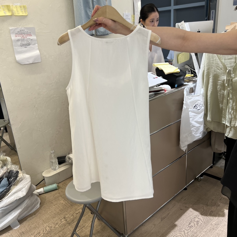 W AND J東大門實拍女士新品人氣推薦26夏季真品襯衫蕾絲衫W AND J襯衫/蕾絲衫