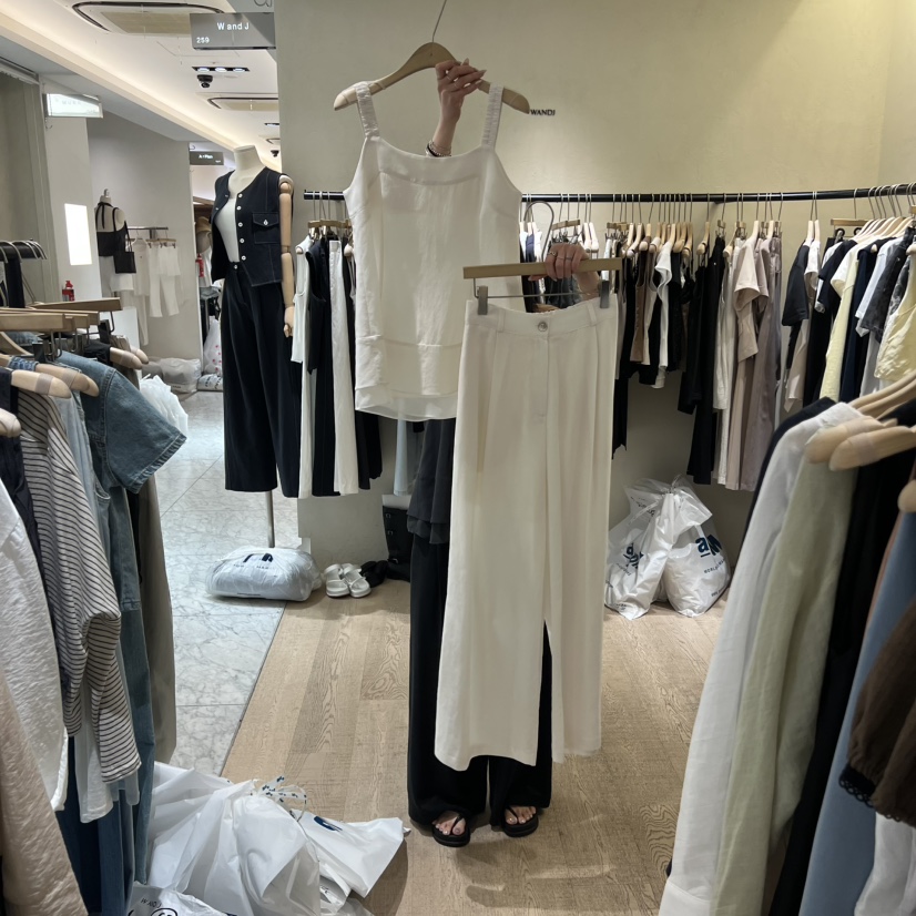 W AND J東大門實拍女士新品真品26夏季休閑時尚套裝套裝W AND J套裝圖色1
