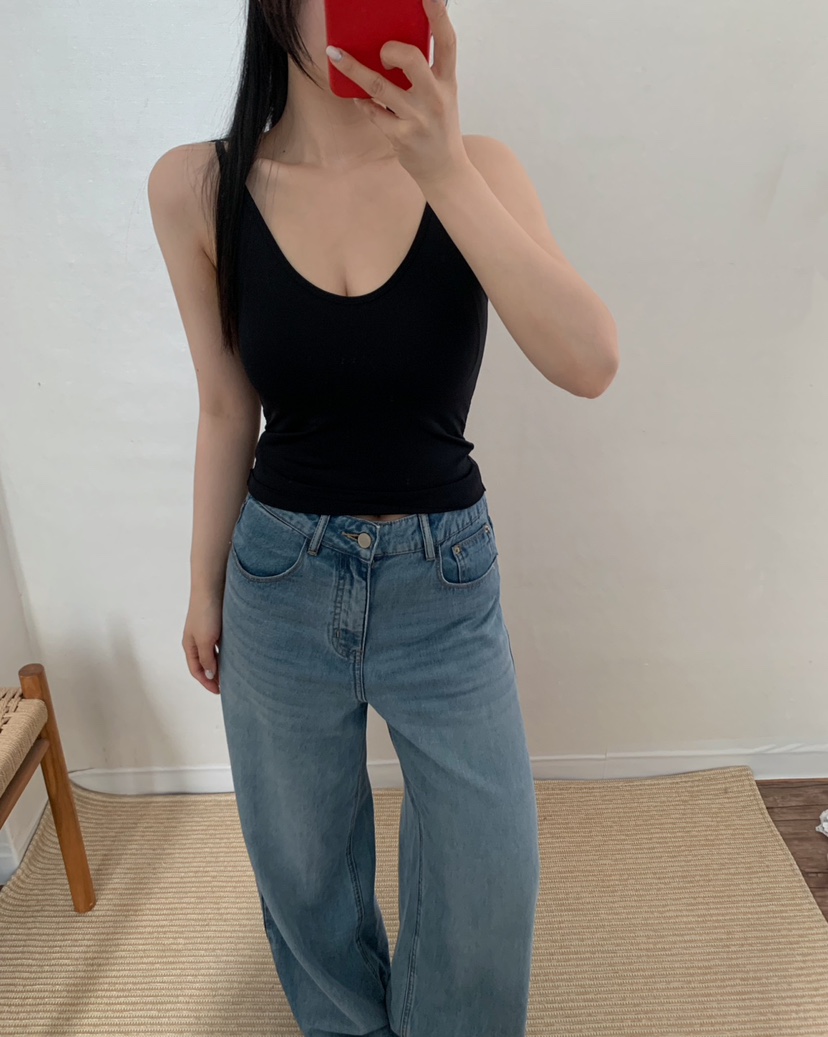 TWENTY FOUR SEVEN24-7東大門直郵女士新款推薦吊帶背心無袖TEWNTY FOUR SEVEN24-7吊帶/背心