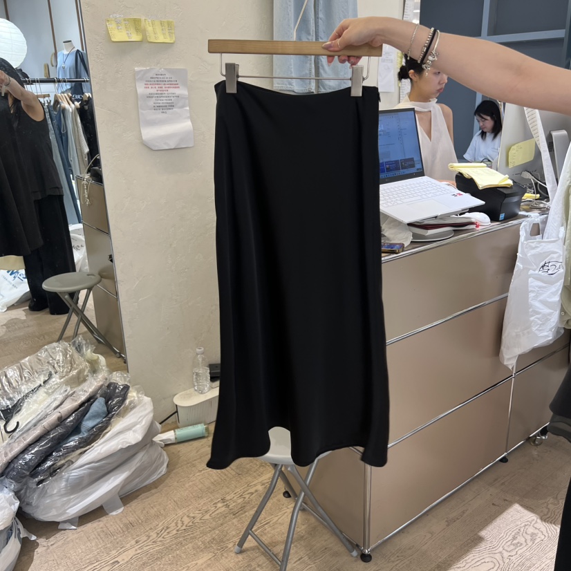W AND J東大門直郵女裝新品熱賣26夏季休閑半身裙中短裙W AND J半身裙/中短裙圖色2