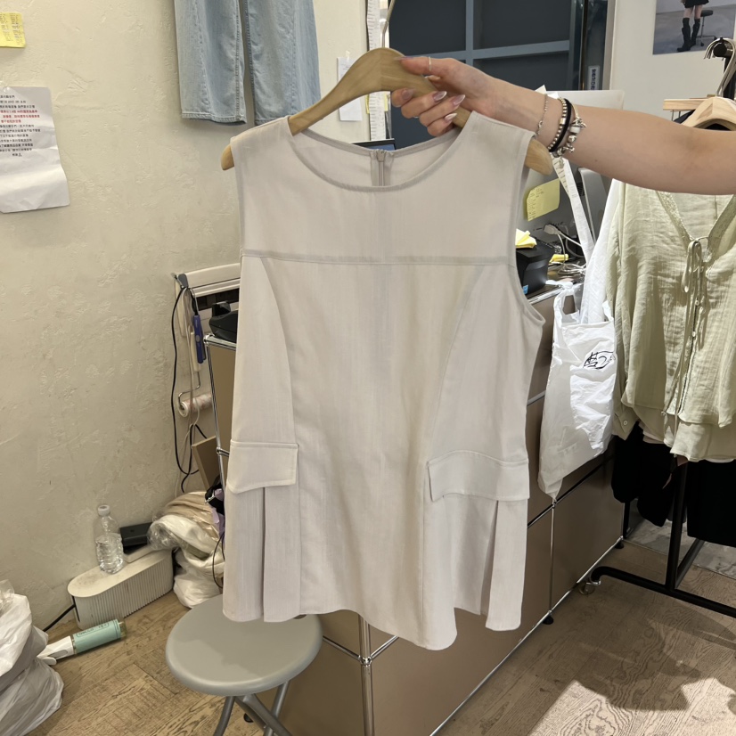 W AND J韓國直郵女士新品人氣熱賣休閑時尚26夏季吊帶背心W AND J吊帶/背心圖色2