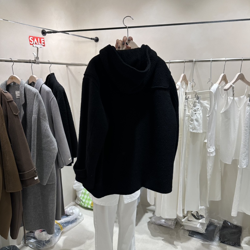 Color B東大門實拍女裝新款熱賣時尚人氣真品休閑短款大衣Color B短款大衣