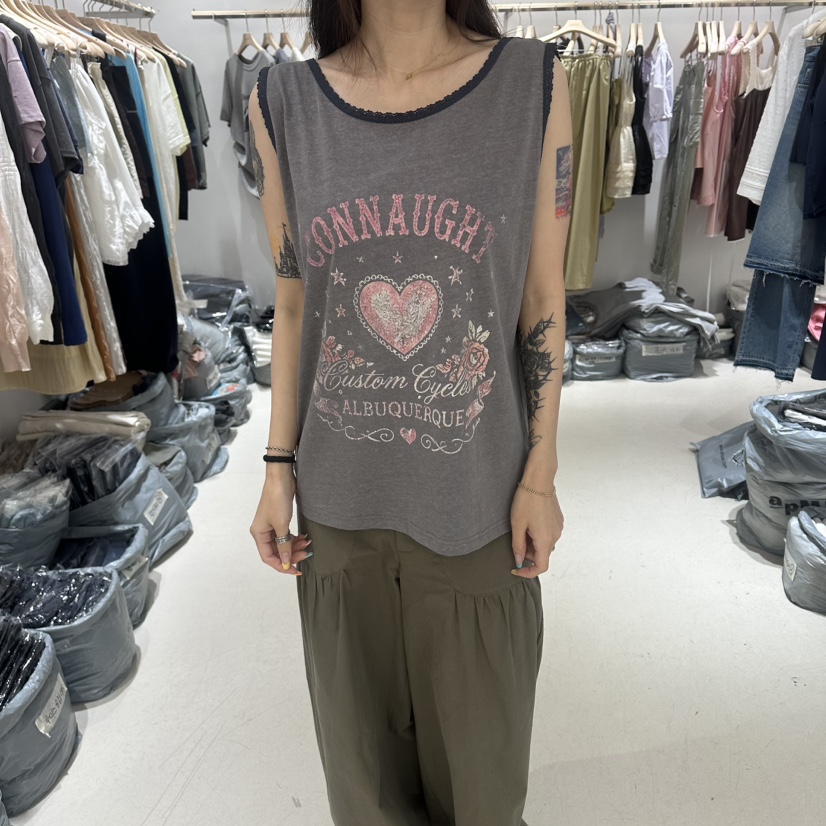 CONNAUGHT/DAILYJUD東大門直郵女裝新款真品時尚吊帶背心CONNAUGHT/DAILYJUD吊帶/背心圖色1