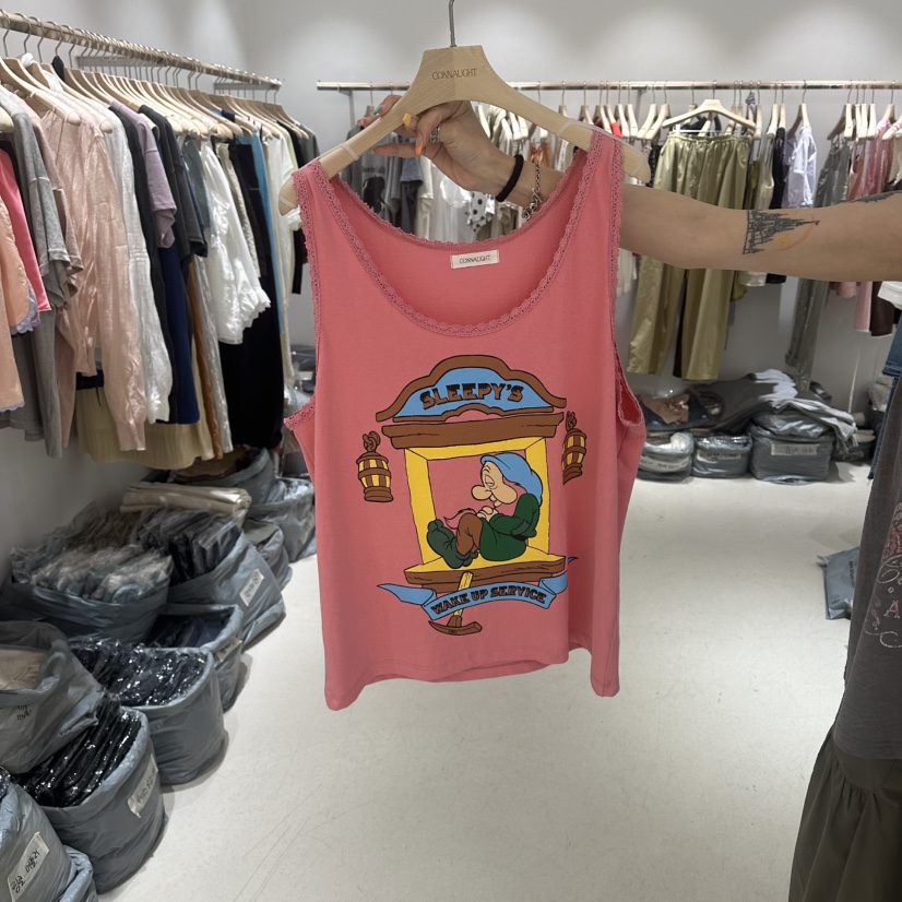 CONNAUGHT/DAILYJUD東大門實拍女士新品人氣時尚吊帶背心CONNAUGHT/DAILYJUD吊帶/背心圖色1
