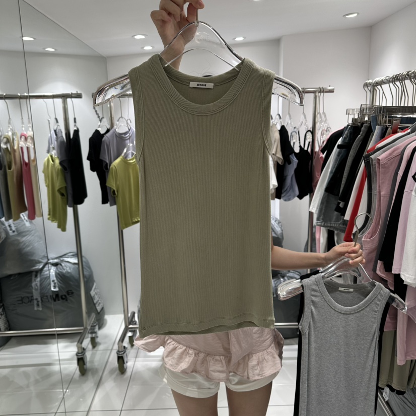 JENNIE東大門代購女士新品人氣時尚26夏季真品休閑吊帶背心JENNIE/VENEFIT吊帶/背心圖色1