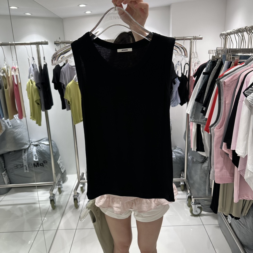 JENNIE東大門代購女士新品人氣時尚26夏季真品休閑吊帶背心JENNIE/VENEFIT吊帶/背心圖色3