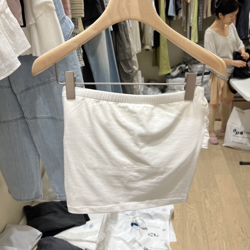 MEMOIRE東大門直郵女士新品推薦26夏季人氣真品吊帶背心褶皺MEMOIRE吊帶/背心