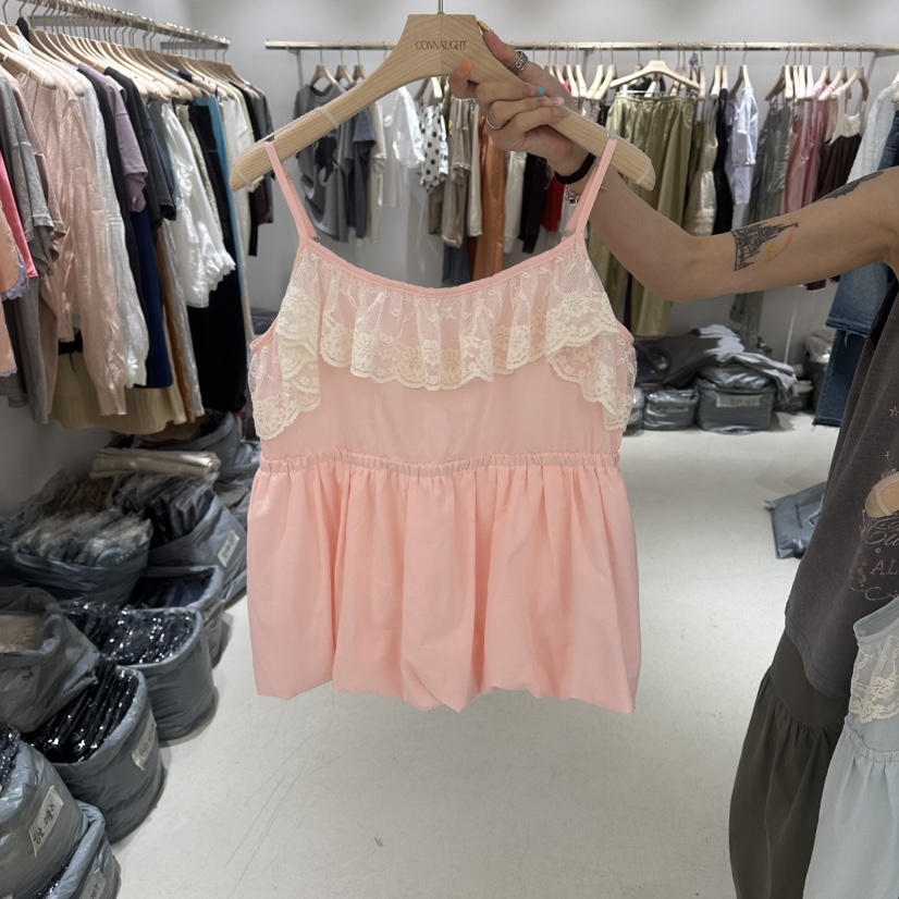 CONNAUGHT/DAILYJUD東大門實拍女士新款推薦吊帶背心蕾絲CONNAUGHT/DAILYJUD吊帶/背心圖色2
