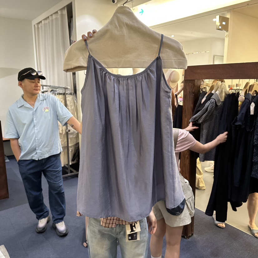 FURE韓國代購女士新款時尚真品休閑熱賣26夏季推薦吊帶背心FURE吊帶/背心