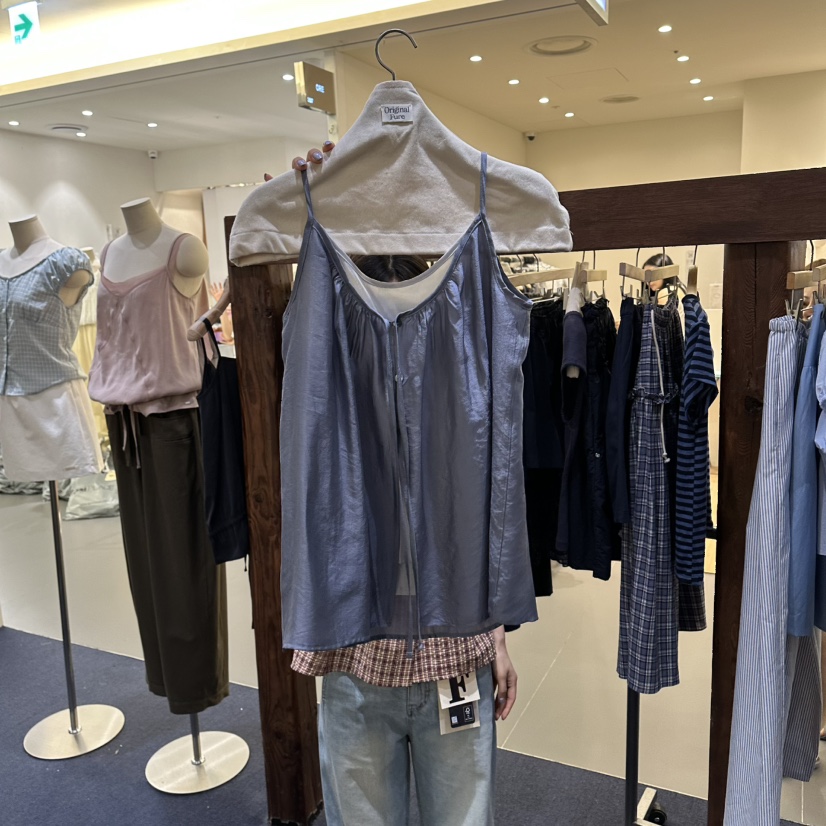 FURE韓國代購女士新款時尚真品休閑熱賣26夏季推薦吊帶背心FURE吊帶/背心圖色2