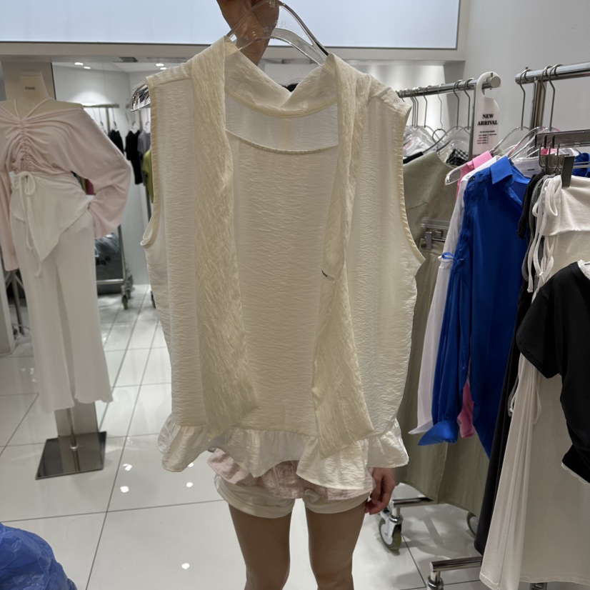 JENNIE東大門直郵女裝新品推薦休閑人氣真品時尚吊帶背心JENNIE/VENEFIT吊帶/背心圖色4白色