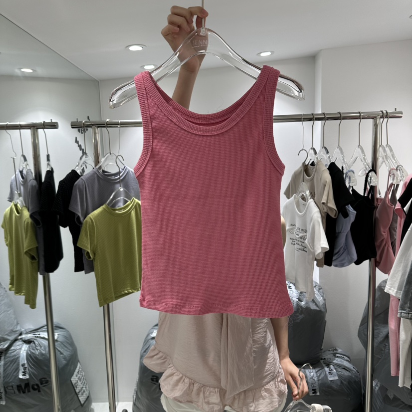 JENNIE東大門實拍女裝新款26夏季人氣推薦休閑真品吊帶背心JENNIE/VENEFIT吊帶/背心圖色5