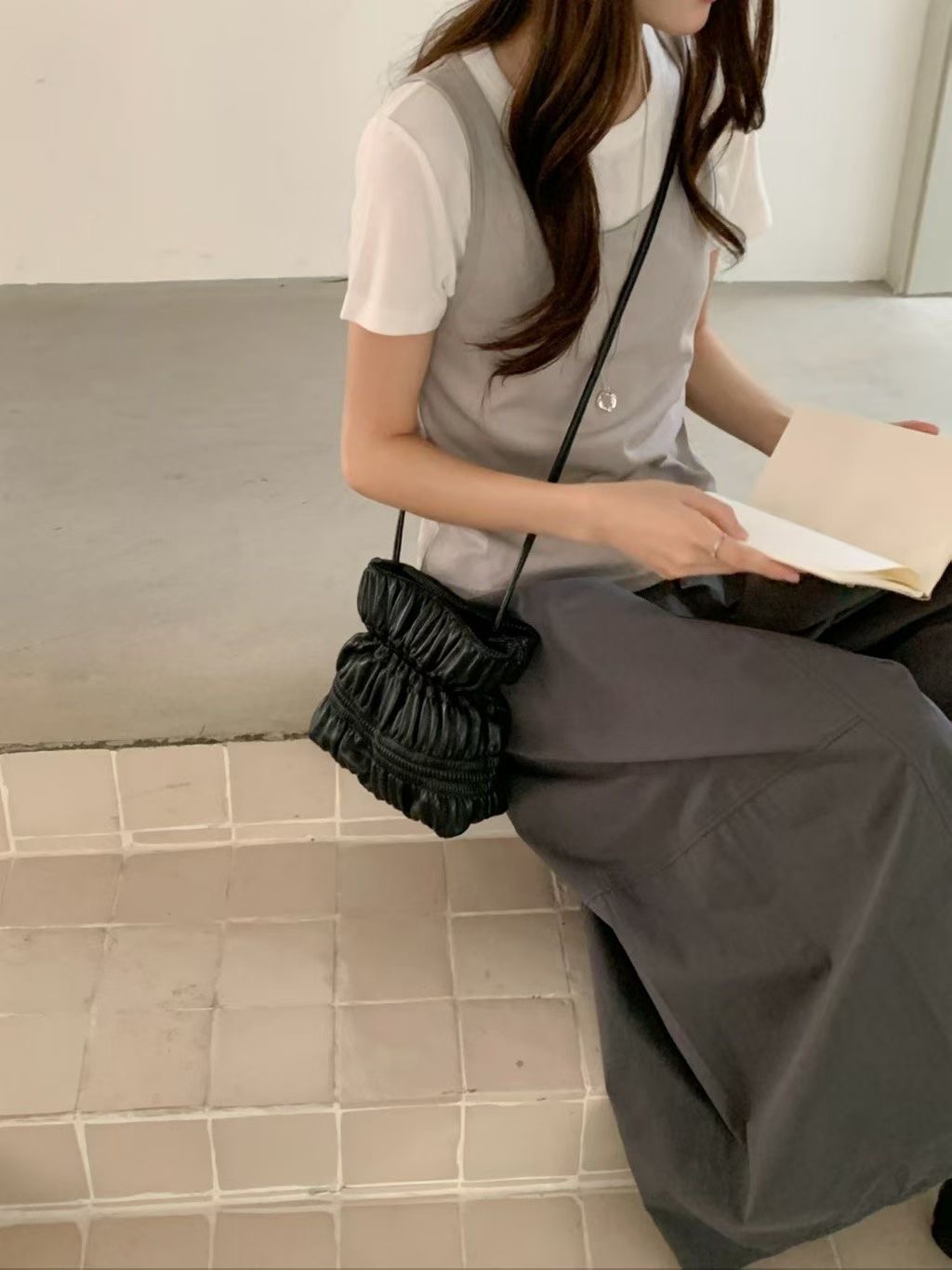 ORANGE-오렌지-OT韓國直郵女士新款真品時尚單肩斜跨包ORANGE單肩/斜跨包圖色2