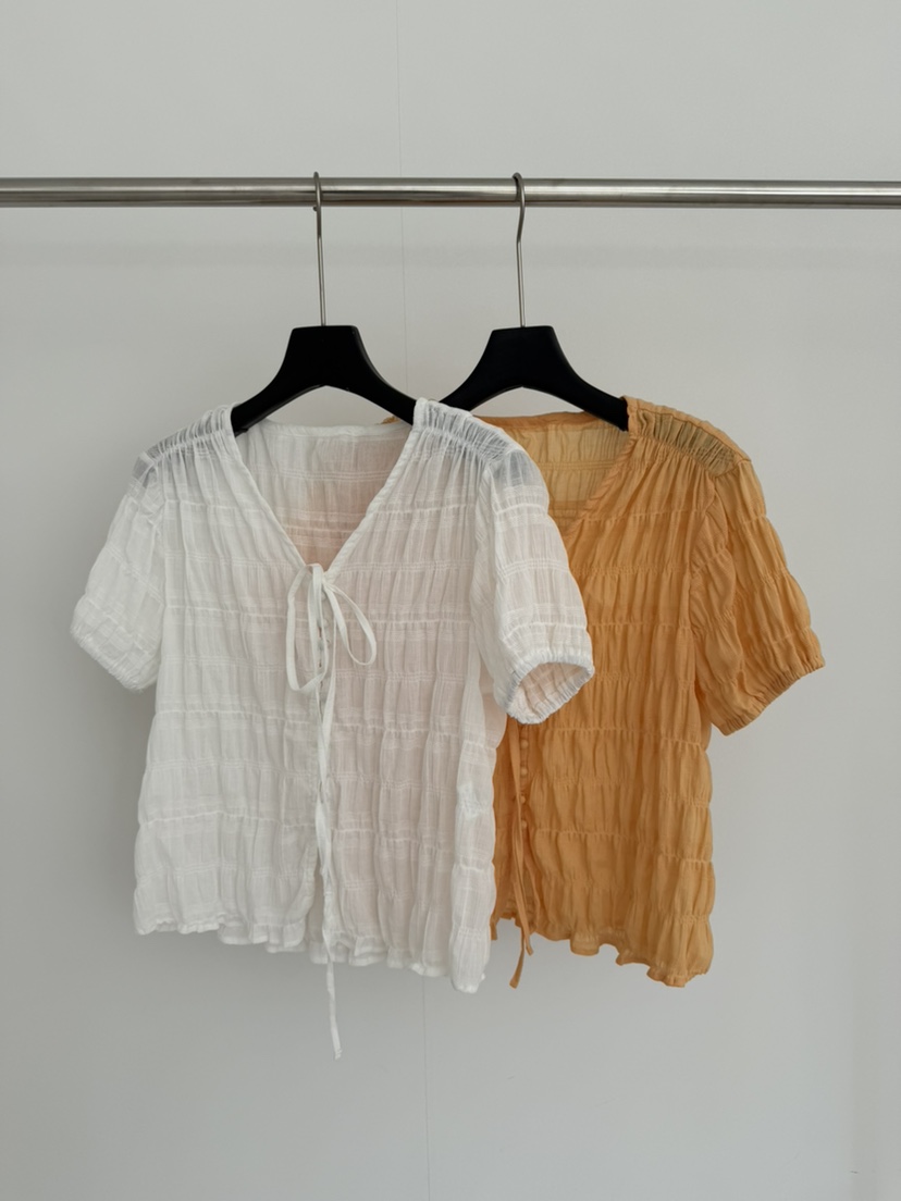 LE AVE韓國代購女裝新品真品時尚26夏季休閑熱賣襯衫蕾絲衫LE AVE襯衫/蕾絲衫