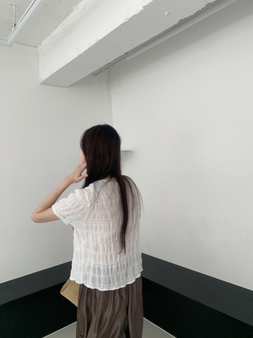 LE AVE韓國代購女裝新品真品時尚26夏季休閑熱賣襯衫蕾絲衫LE AVE襯衫/蕾絲衫