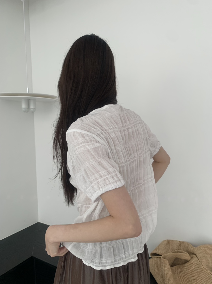 LE AVE韓國代購女裝新品真品時尚26夏季休閑熱賣襯衫蕾絲衫LE AVE襯衫/蕾絲衫