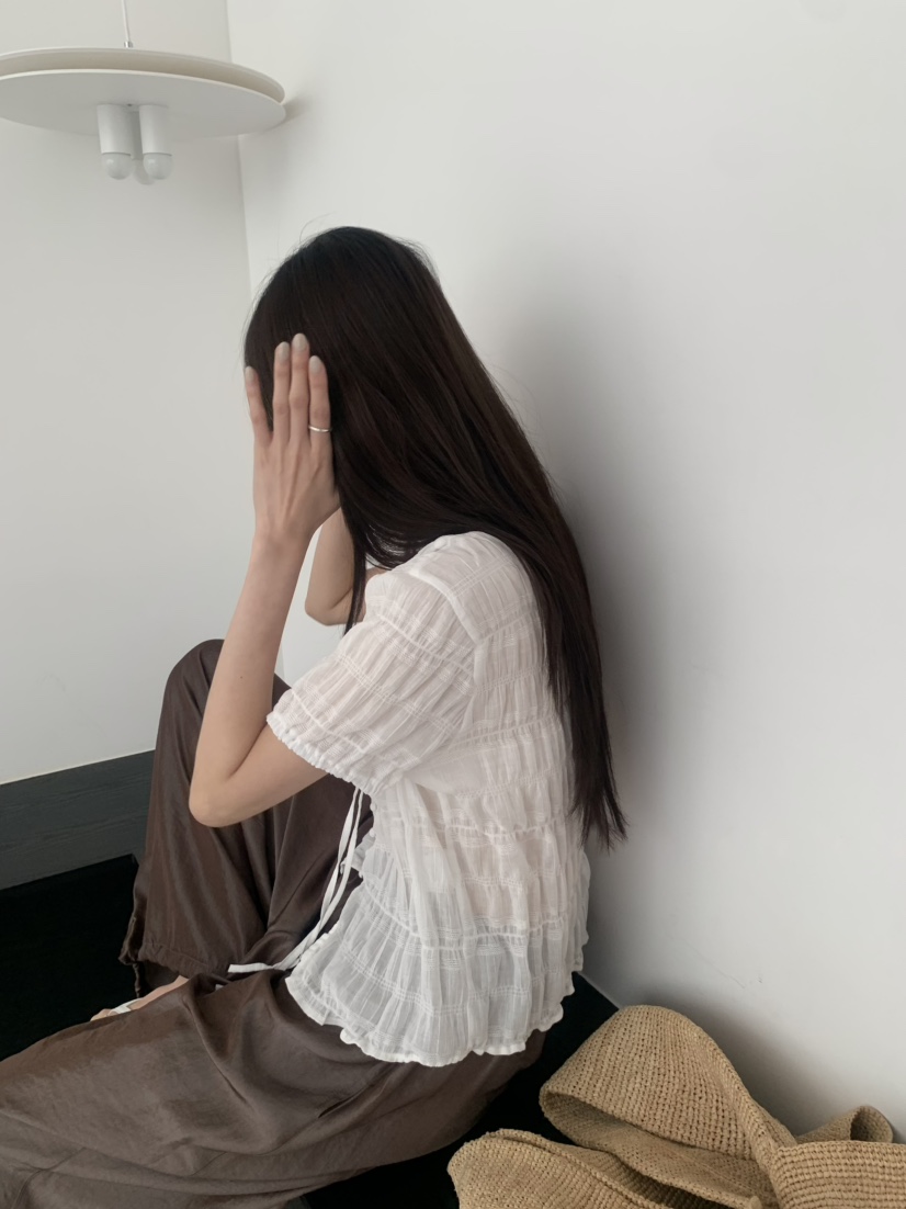LE AVE韓國代購女裝新品真品時尚26夏季休閑熱賣襯衫蕾絲衫LE AVE襯衫/蕾絲衫