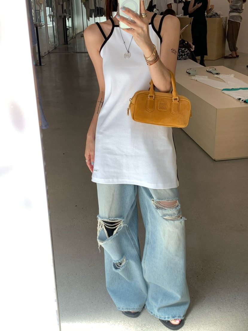 REVE CITE-L東大門直郵女裝新款熱賣人氣真品連衣裙撞色REVE CITE-L連衣裙