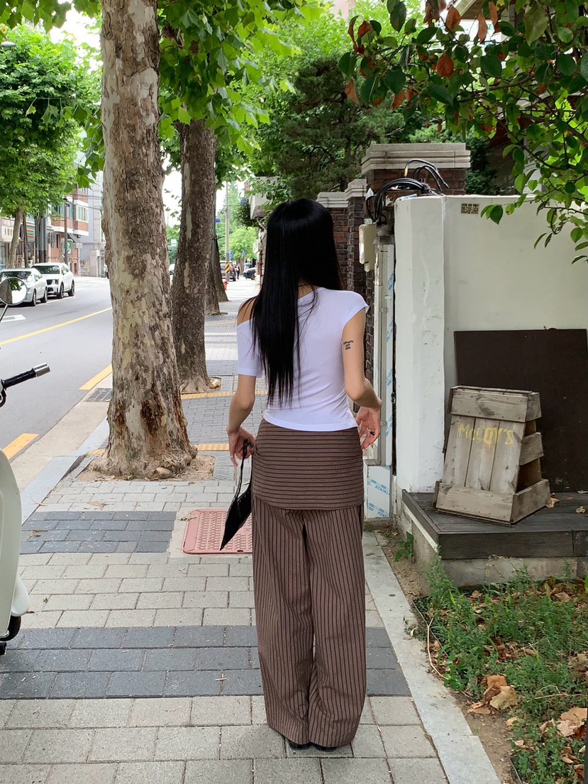 REVE CITE-L東大門直郵女士新品休閑人氣真品休閑褲圍巾REVE CITE-L休閑褲
