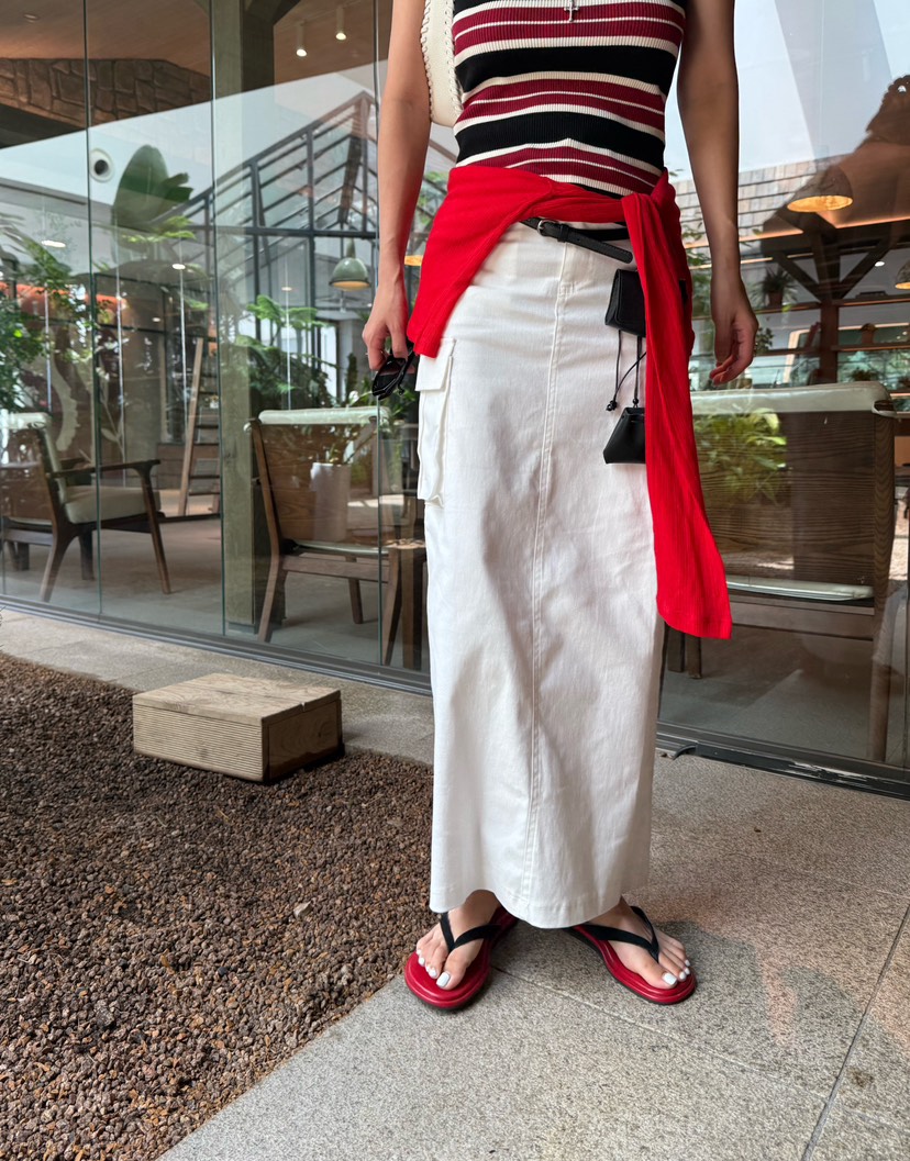 DENVER韓國代購女士新品時尚熱賣人氣休閑真品26夏季長裙DENVER長裙