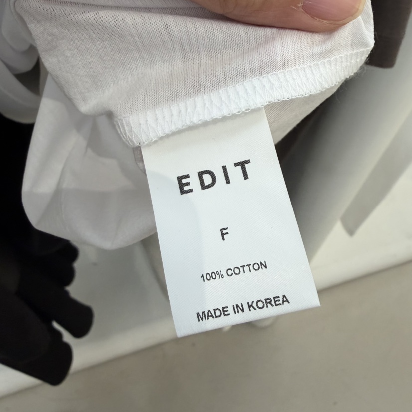 EDIT韓國直郵女士新品真品26夏季休閑時尚推薦人氣熱賣T恤EDITT恤