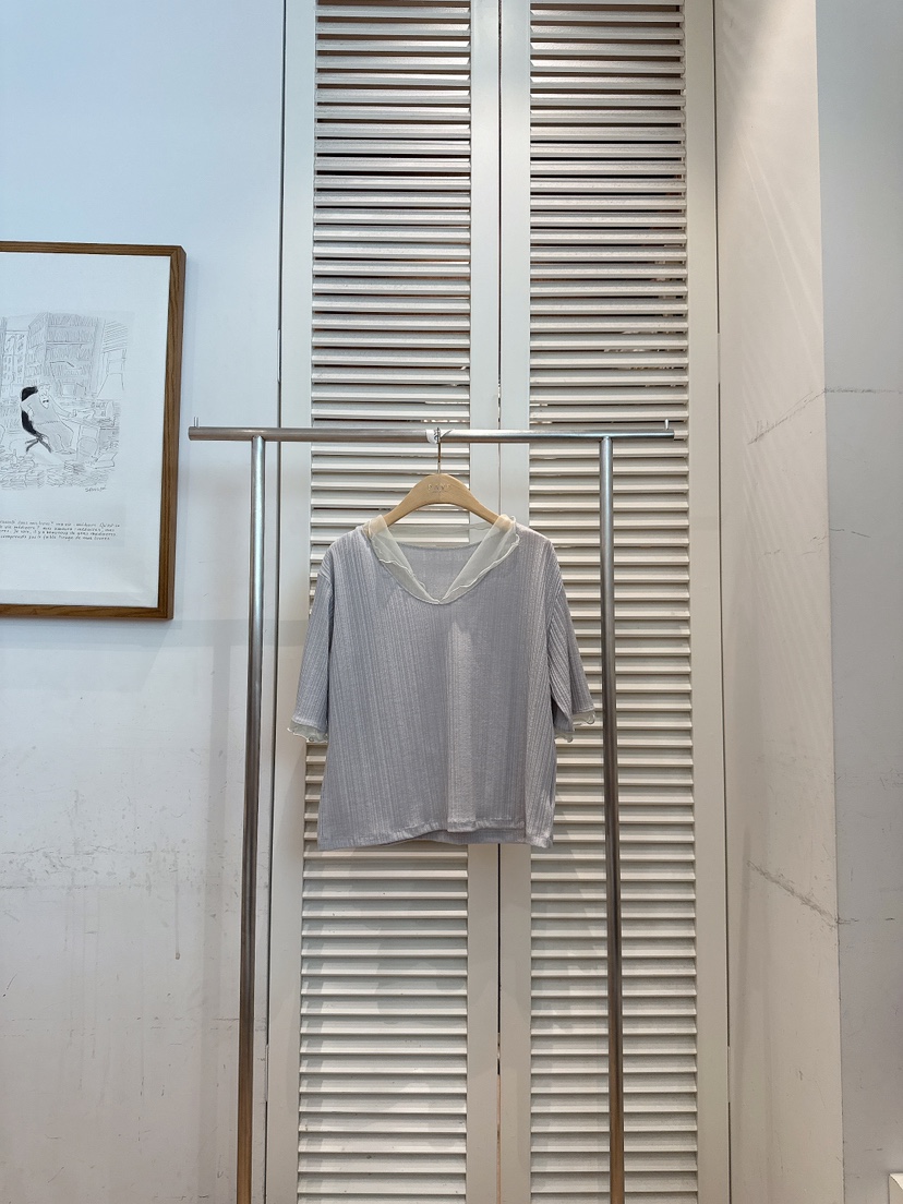 FAVE-L東大門直郵女裝新品時尚推薦26夏季休閑襯衫蕾絲衫FAVE-L襯衫/蕾絲衫圖色2