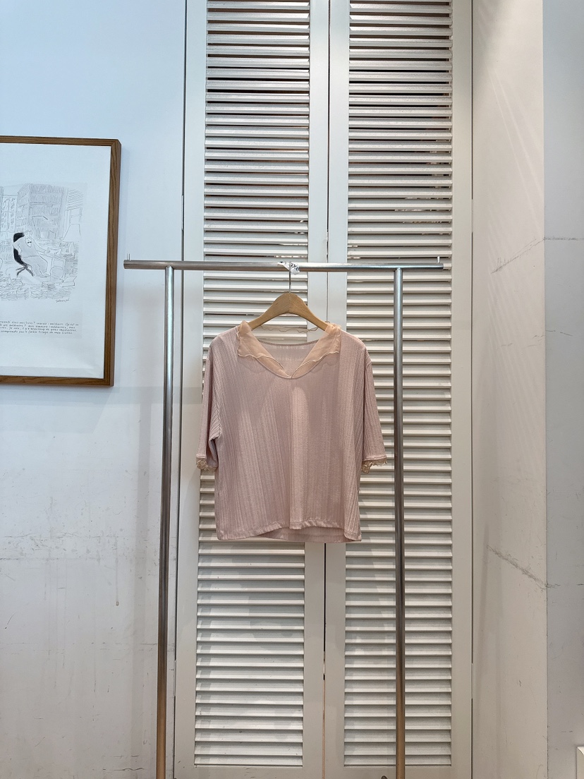 FAVE-L東大門直郵女裝新品時尚推薦26夏季休閑襯衫蕾絲衫FAVE-L襯衫/蕾絲衫圖色3